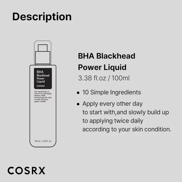 تصویر محلول BHA کوزارکس (Blackhead) در لیورا