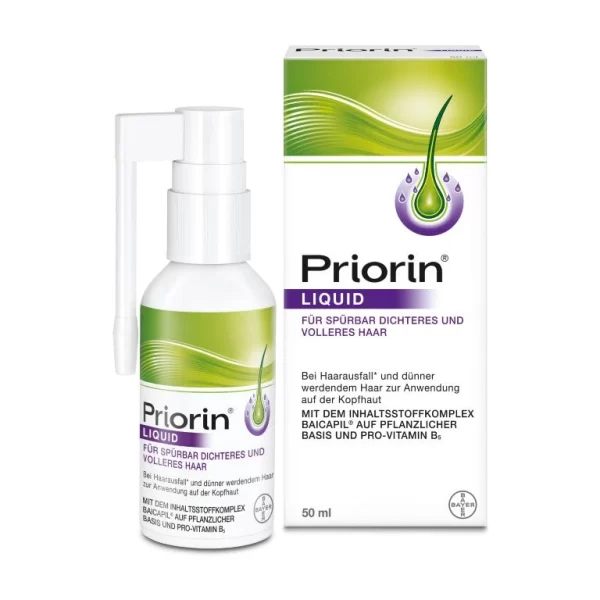 تصویر محلول ضدریزش و رویش مجدد مو  Priorin Liquid در لیورا