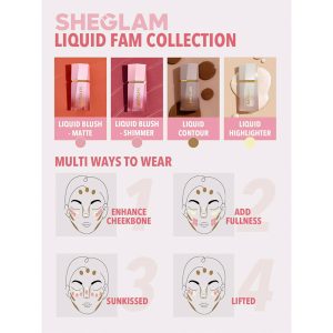 تصویر رژگونه مایع شیگلم (Color Bloom) – SHEGLAM COLOR BLOOM LIQUID BLUSH در لیورا