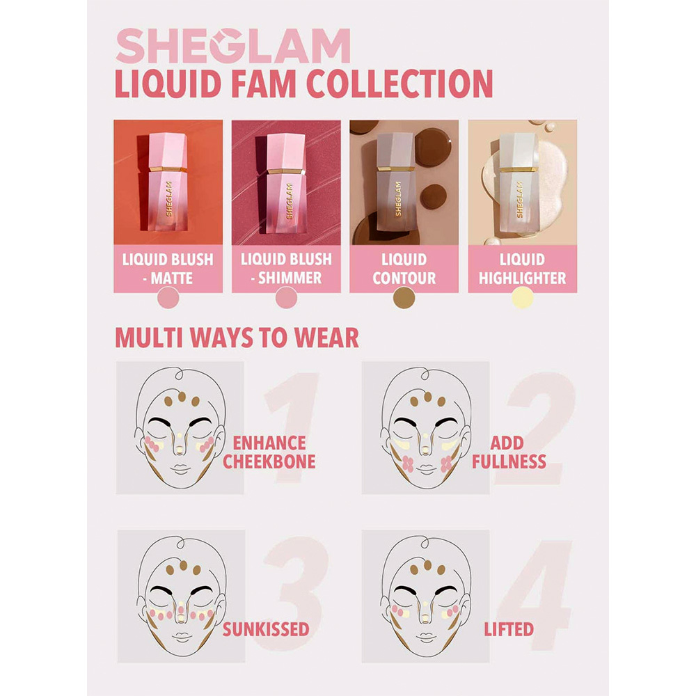 تصویر رژگونه مایع شیگلم (Color Bloom) – SHEGLAM COLOR BLOOM LIQUID BLUSH در لیورا